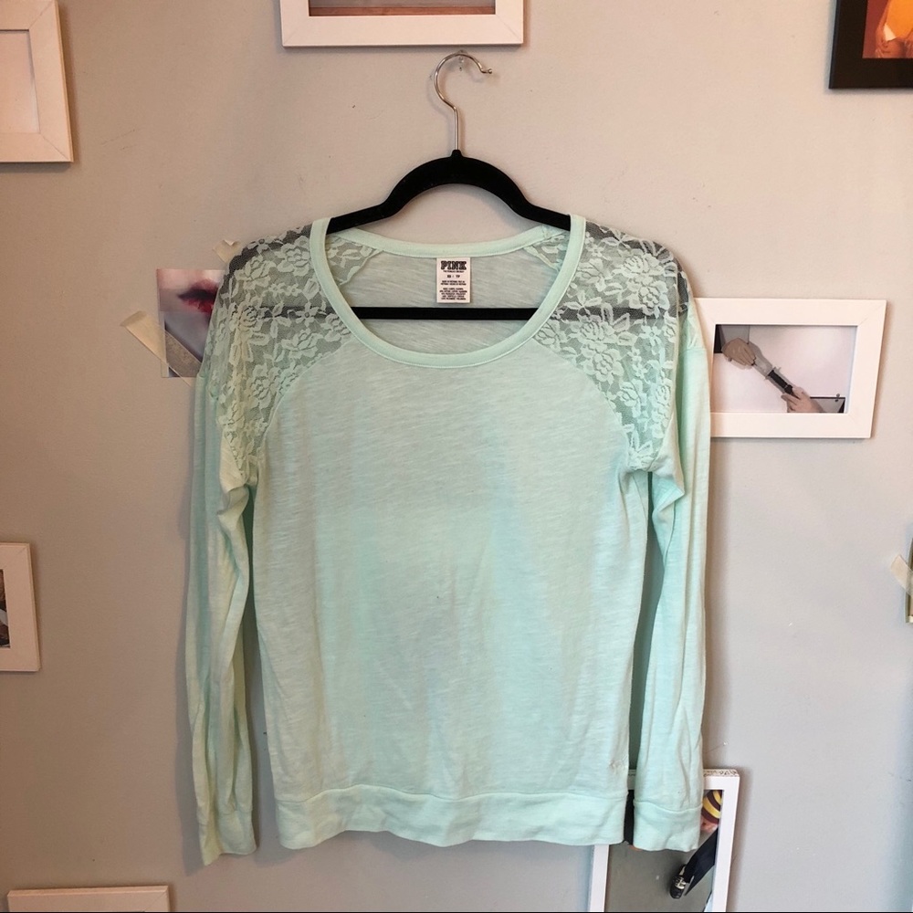 long sleeve PINK by VS shirt